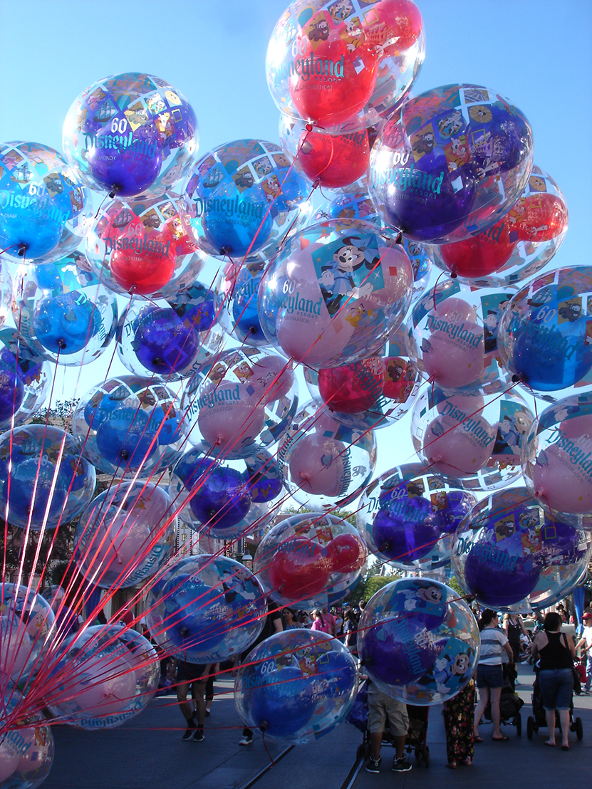 60th Anniversary Balloons Disneyland