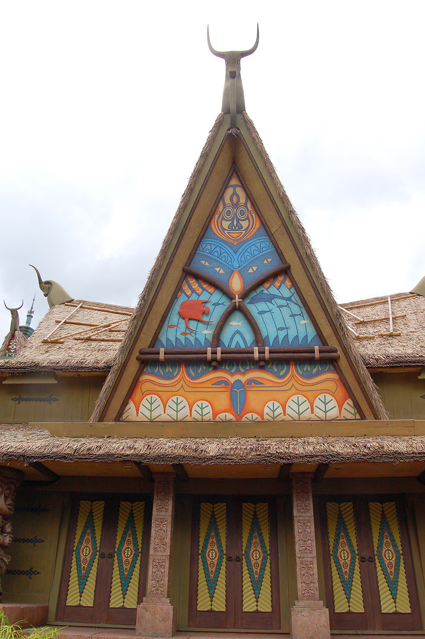 Building exterior in Magic Kingdom's Adventureland Walt Disney World