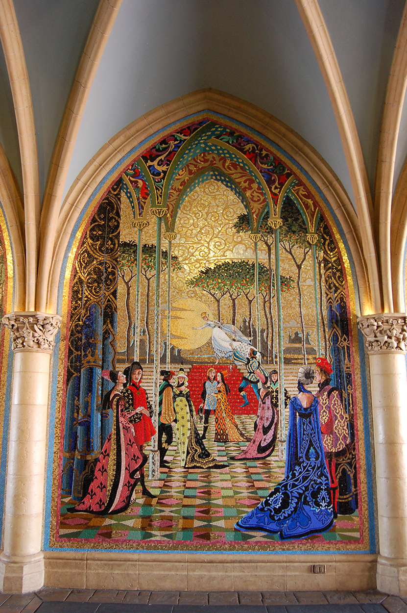 Cinderella Castle tile mosaic Magic Kingdom Walt Disney World