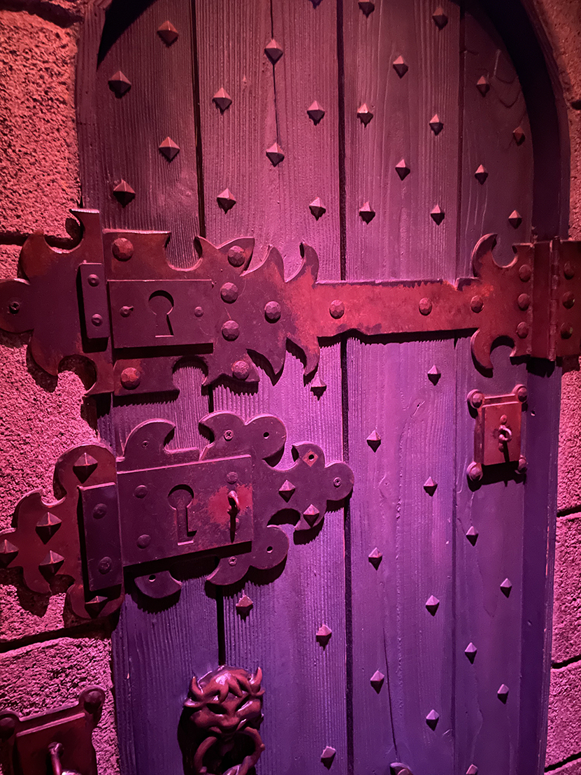 Doorway inside Sleeping Beauty Castle Walkthrough Fantasyland Disneyland