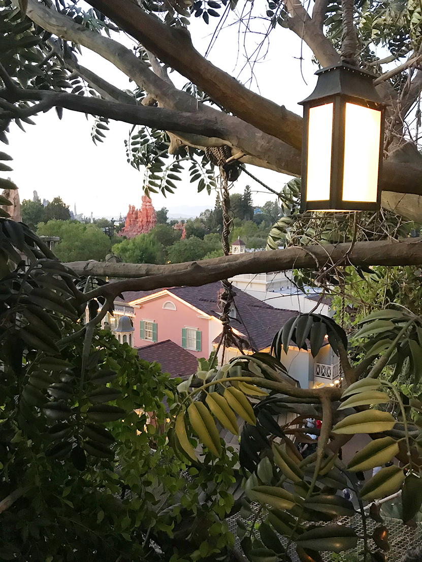 View from Tarzan's Treehouse in Adventureland Disneyland