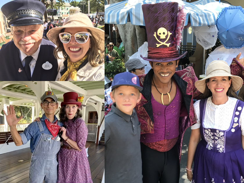 Shannon Laskey with various Disney Cast Members