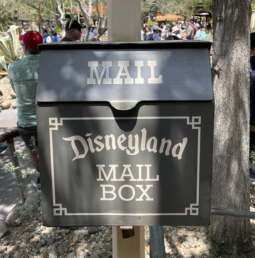 Disneyland Mailbox in Frontierland