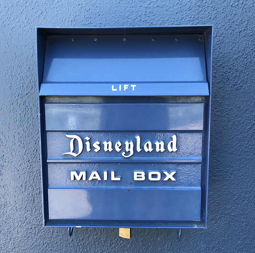 Disneyland Mailbox in Tomorrowland