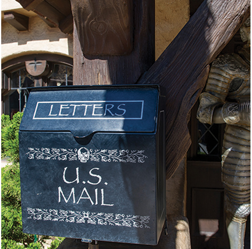 Mailbox in Fantasyland by Castle Holiday Shoppe Photo by D23