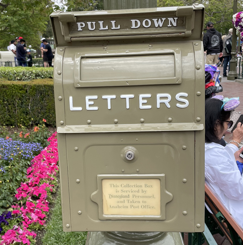Disneyland Mailbox in Central Hub