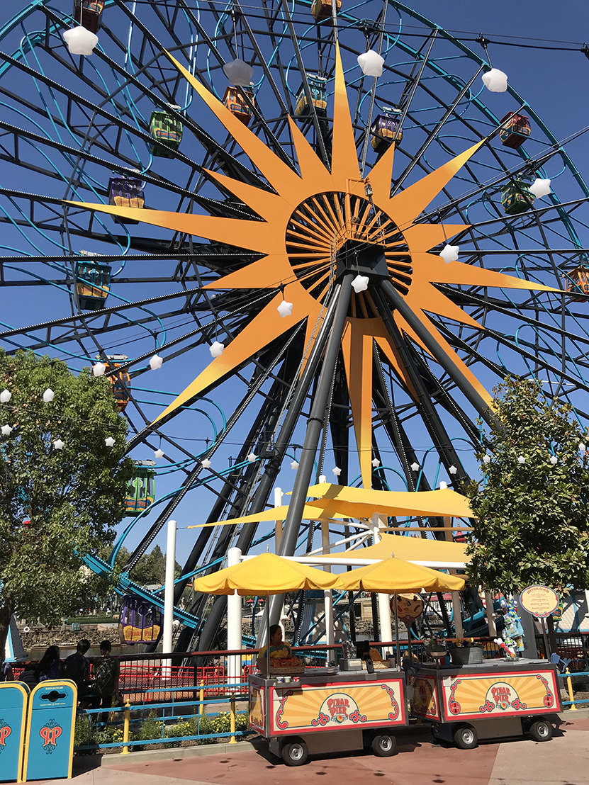 Pixar Pier Mickey's Fun Wheel in Disney California Adventure