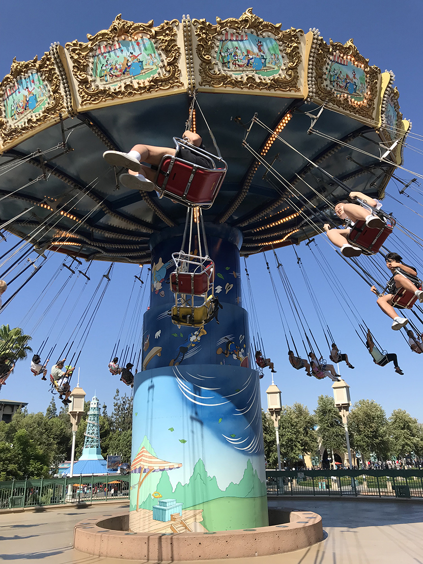 Silly Symphony Swings in Pixar Pier in Disney California Adventure