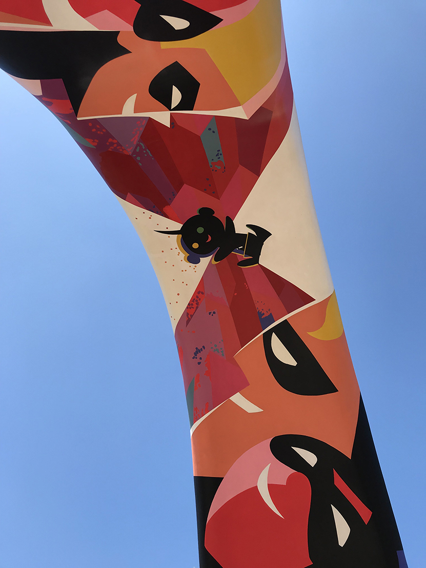 Incredicoaster The Incredible Archway in Pixar Pier Disney California Adventure