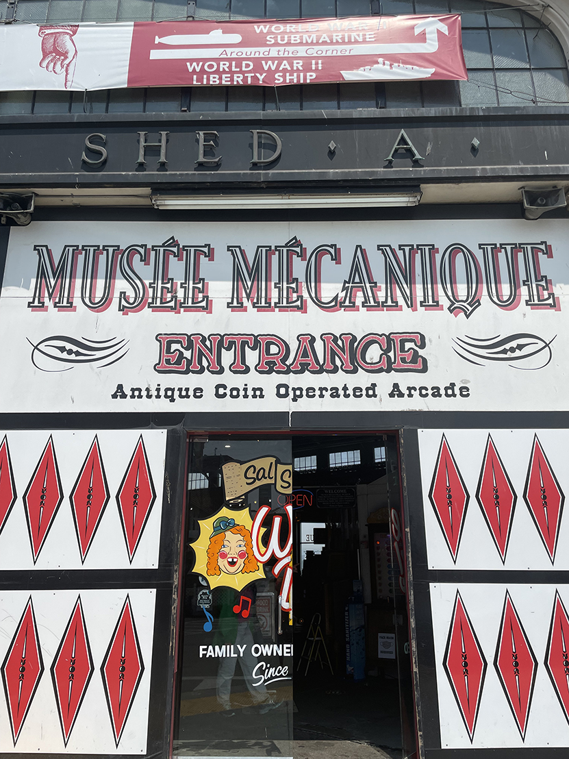 Entrance to Musee Mecanique San Francisco